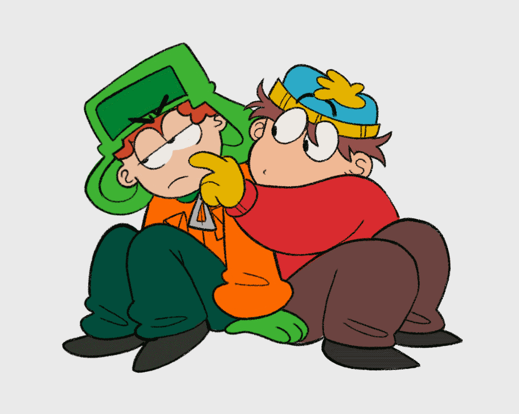 fan animation of characters from the show 'south park'