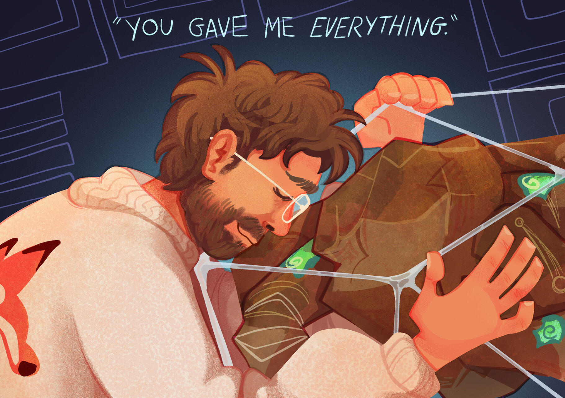 fan art of the film "project hail mary"