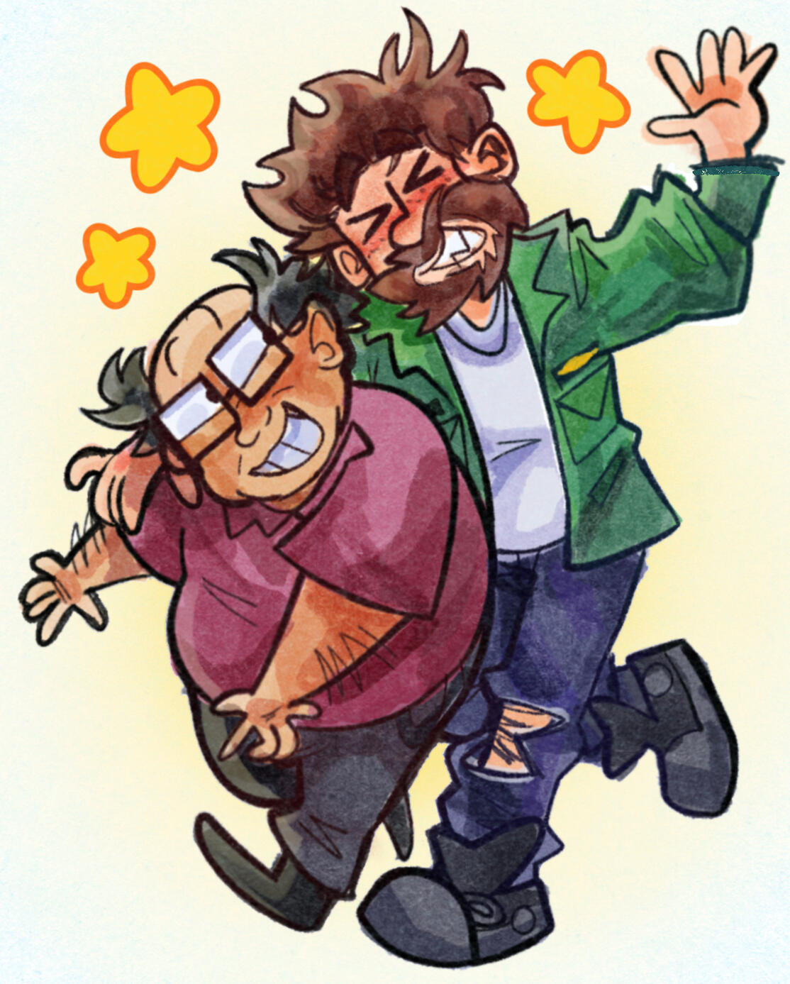 fan art of the FX show 'it's always sunny in philadelphia'